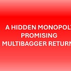 A hidden monopoly promising multi-bagger returns