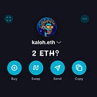What Would I Collect with 2 ETH Today?