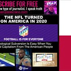 THE NFL TURNED ON AMERICA IN 2020