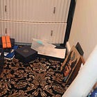 Trump Sleeps With The Boxes 