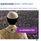 AI-generated trailer for fake Disney movie about Pope Francis goes viral
