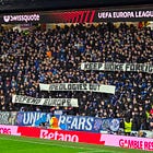 Union Bears unfurl sinister 'Defend Europe' Far Right banner 
