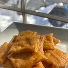Sourdough Smoked Paprika and Thyme Crackers