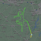 Meet the pilot who drew a giant ballerina with his flight path