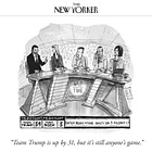 Today's Daily New Yorker Cartoon: Halftime at the Felony Finals