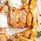 Peach Crumble Galette