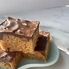Gluten Free Salted Butterscotch Chocolate Crispy Rice Bars