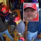 Watch Video of Fleming Island Man Busting Through Door on Jan. 6.