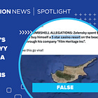 Claim that President Zelenskyy bought a luxury casino resort is false