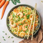 Riz sauté aux crevettes
