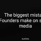 AL #019: The biggest mistake Founders make on social media