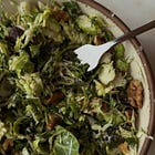Cheesy Brussels Sprouts Salad 