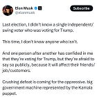 How bad will you feel when your side loses the election?