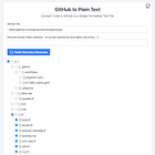 Turn a GitHub repo into a single text file for LLM-friendly input