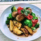 Quick & Easy Gluten Free Dinner - Sheetpan Broccoli and Sausage 
