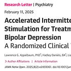 Rapid Treatment of Bipolar Depression with Accelerated TMS: Third Time's the Charm?