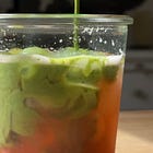 Strawberry & Ginger Matcha Tonic