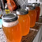 Elderflower oxymel and gooseberry-elderflower jam