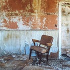 All they left was a chair