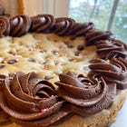 Not a Grocery Store Chocolate Chip Cookie Cake