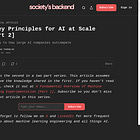 Scaling Laws for LLMs, the Actual Cost of Frontier Models, 3 Key Principles for AI at Scale, and More