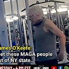 Creepin' Jimmy O'Keefe Stalks Judge Engoron At The Gym