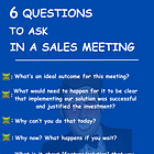 6 questions to always ask in a sales meeting (and why)