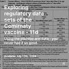 Exploring regulatory data sets of the Comirnaty vaccine - 11d 