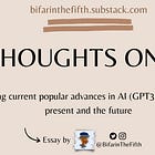 Thoughts on AI