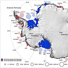 'Observations show that Antarctic ice shelves gained 661 Gt of ice mass over the past decade'