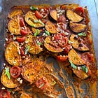 Oven-Baked Groundnut Stew with Aubergines & Tomatoes