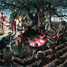 Nudity and allegory in the spectacular paintings of Daniel Lezama