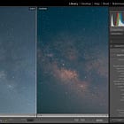 Milky Way Editing Workflow