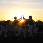 Apple Tree Morris dancers will dance up the sun in Sebastopol on May 1