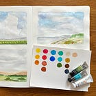 Studio Notes: Current watercolour palette 