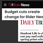 Rider News, Daily Trojan navigate reduced print editions
