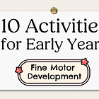 ⭐️ 10 Practitioner-Made Activities - Fine Motor Development 