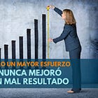 Solo esforzarte más nunca mejorará tus resultados