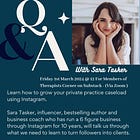 Save the Date - Grow your Caseload With Instagram