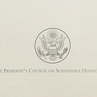 The President’s Council on Sustainable Development