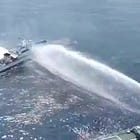 Philippines: Chinese Coast Guard Water Cannons Philippine BFAR Vessel, Deploys Floating Barrier