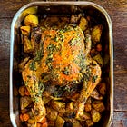 Juicy One-Pan Chermoula Roast Chicken 