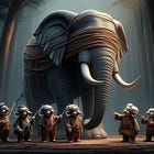 #Cuento Los ciegos y el elefante