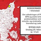 Borgermøde om solcelle- og vindmølleparker i Vrensted 25. februar