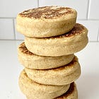 Gluten Free English Muffins (Sourdough Discard)
