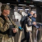 The Fear Matrix™ goes underground in the Big Apple — an occupying army in the subways