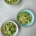 Green odds & ends salad & a confession