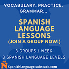 Documents and link for May 2024 Spanish Group Classes.