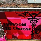 Passing the Torch: Northern California Liberty Crochet Mural Moves From One Hand to Another in Display of Solidarity for Women’s Reproductive Rights