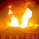 Flames Engulf Stanley Home in Early Morning Blaze